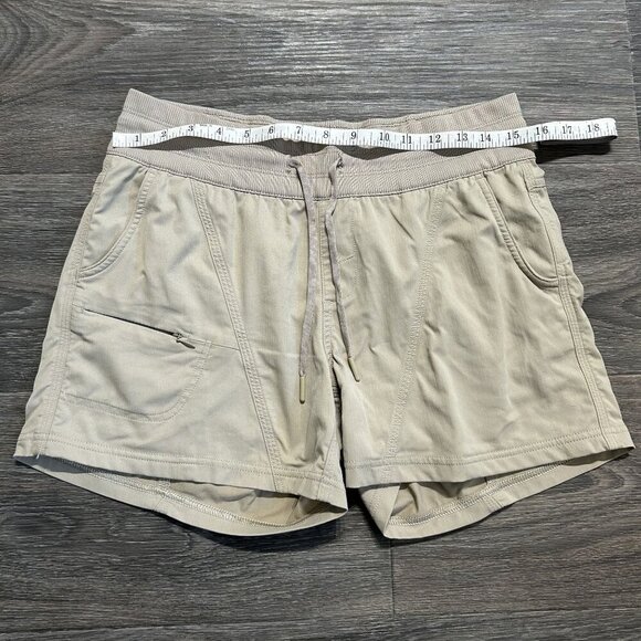 The North Face Shorts Medium Lightweight Outdoors Stretch Chino Pockets Tan - Picture 4 of 10